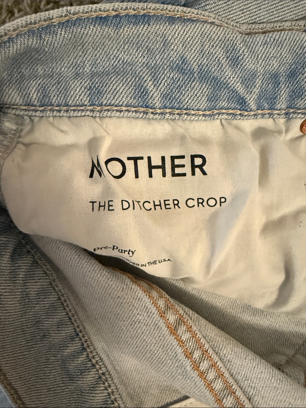 MOTHER the ditcher crop jeans - Picture 6 of 7